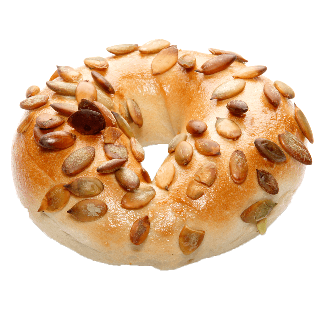 Bagel mit Geschmacksrichtung Kürbiskern