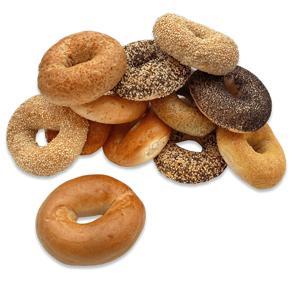 Kleiner Haufen Bagels